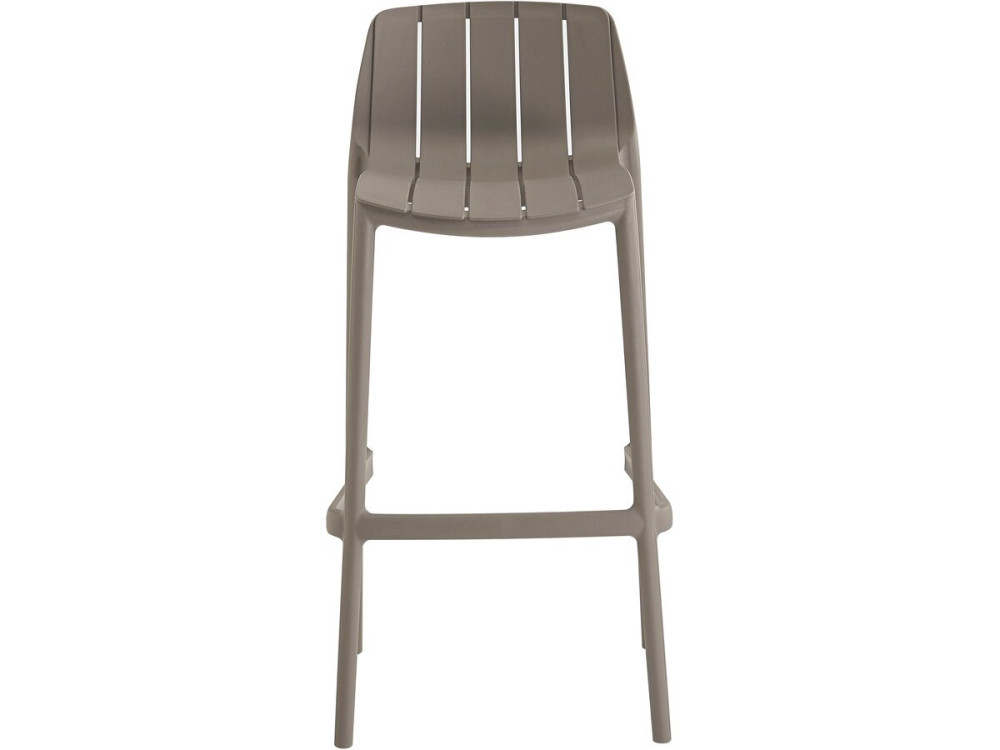 Set of 2 "Vaena" stacking garden high chairs - Taupe