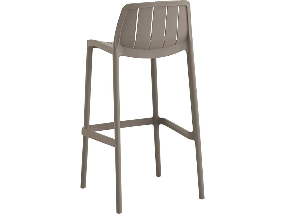 Set of 2 "Vaena" stacking garden high chairs - Taupe