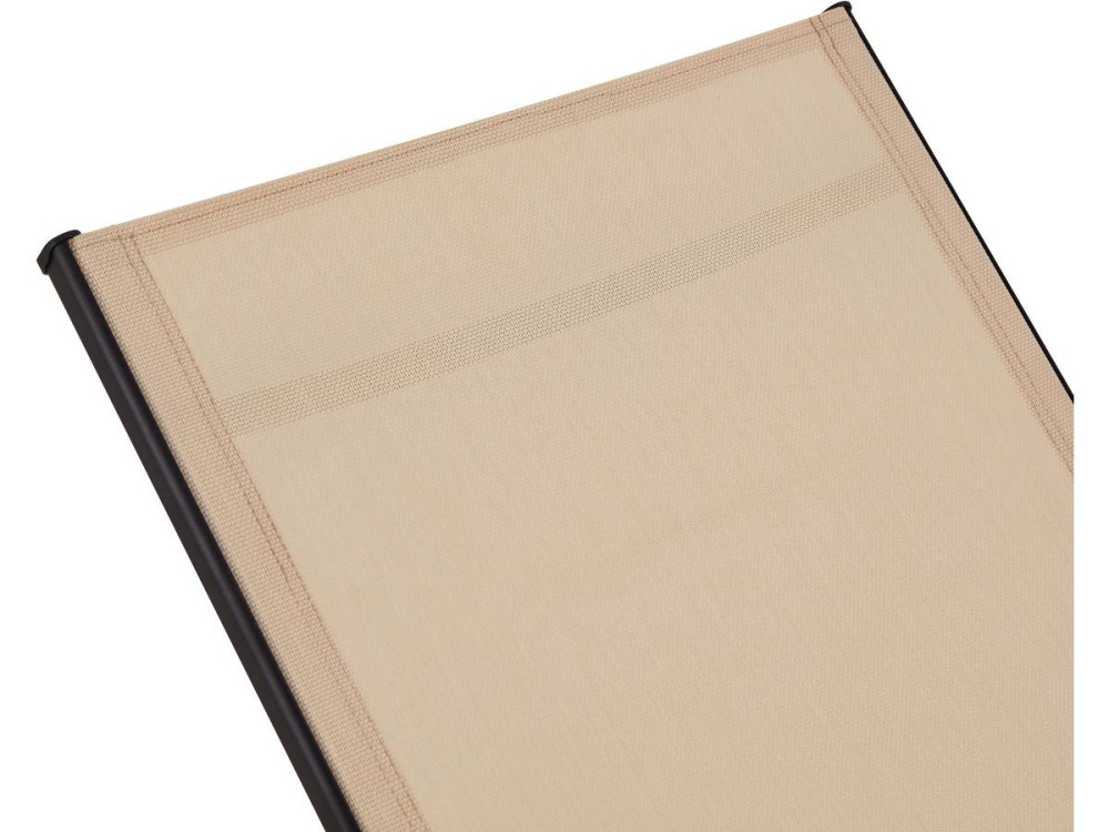Set of 2 "Farniente" metal sun loungers - Beige