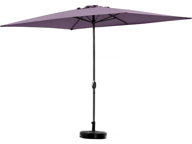 Garden parasol umbrella "Sol 2"" - Rectangular - 2 x 3 m - Purple