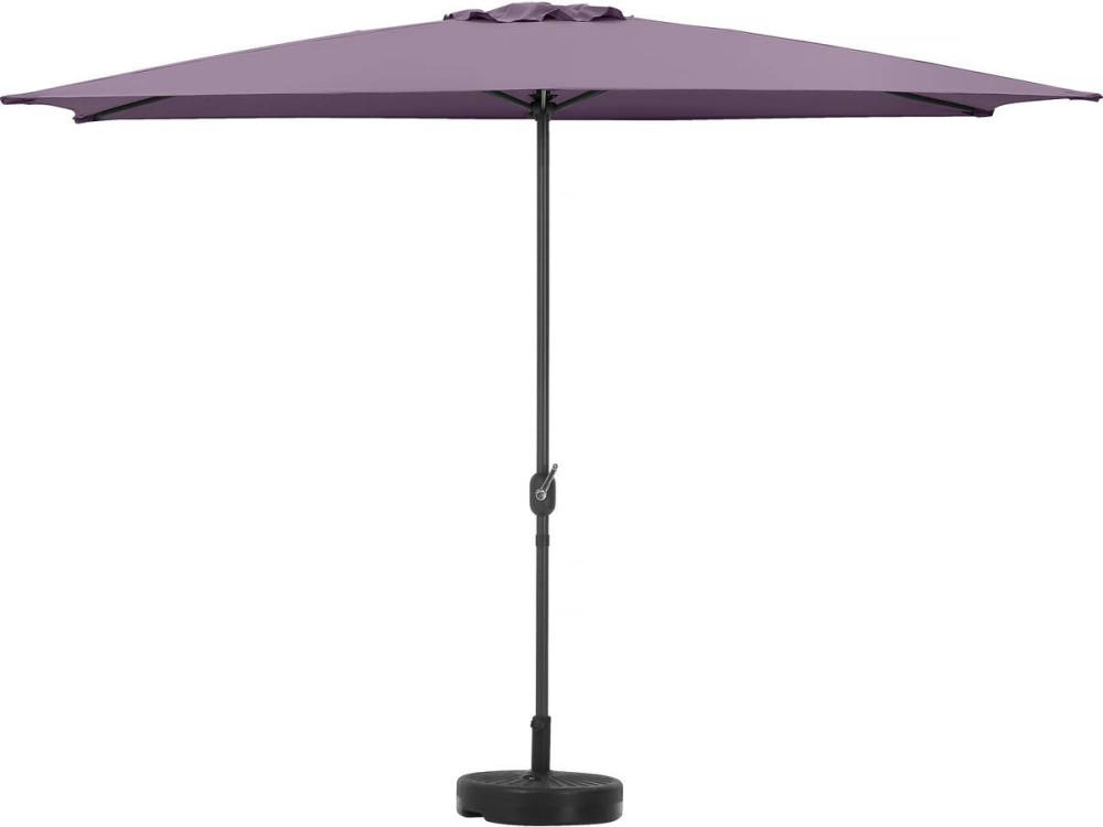 Garden parasol umbrella "Sol 2"" - Rectangular - 2 x 3 m - Purple