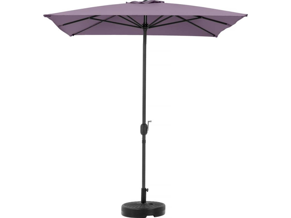 Garden parasol umbrella "Sol 2"" - Rectangular - 2 x 3 m - Purple