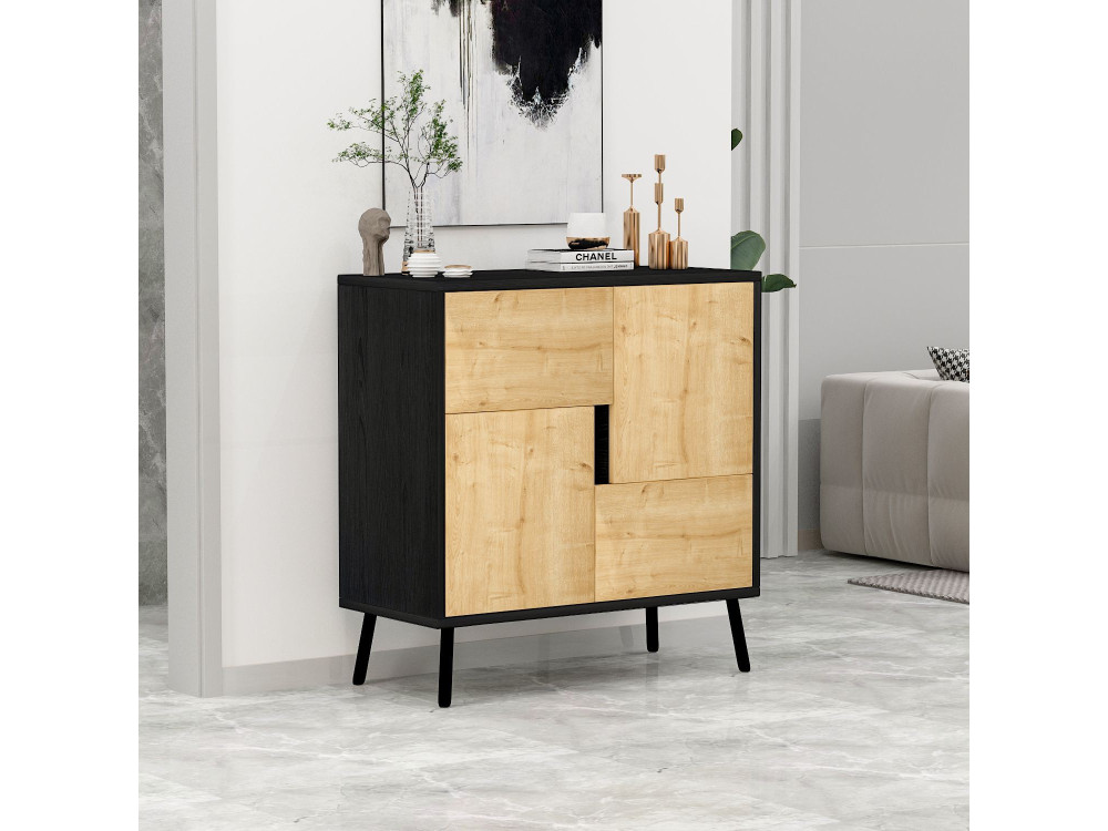 Parametre 1 Bois Noir Parametre 2 76.5 x 35 x 79.5 cm