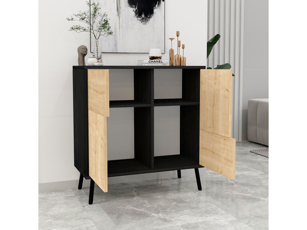 Parametre 1 Bois Noir Parametre 2 76.5 x 35 x 79.5 cm