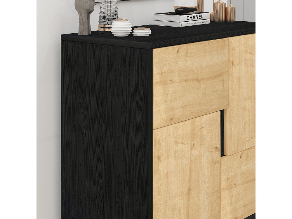 Parametre 1 Bois Noir Parametre 2 76.5 x 35 x 79.5 cm