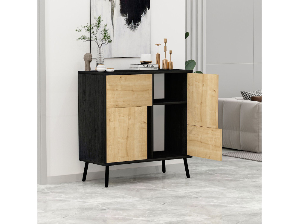 Parametre 1 Bois Noir Parametre 2 76.5 x 35 x 79.5 cm