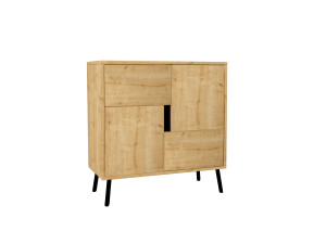 Darien" wooden sideboard - 76 x 35 x 79 cm - Beige