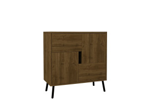 Darien" wooden sideboard - 76 x 35 x 79 cm - Brown