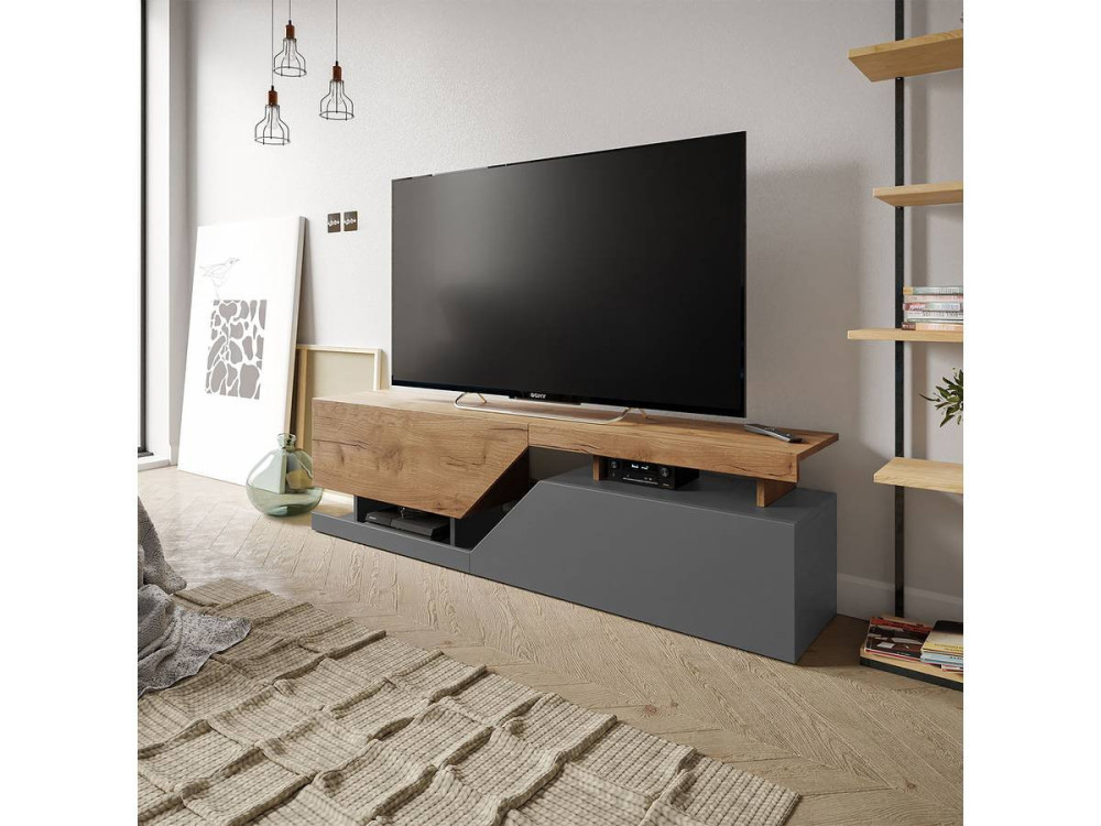 Couleur Gris/Marron Dimensions 150 cm