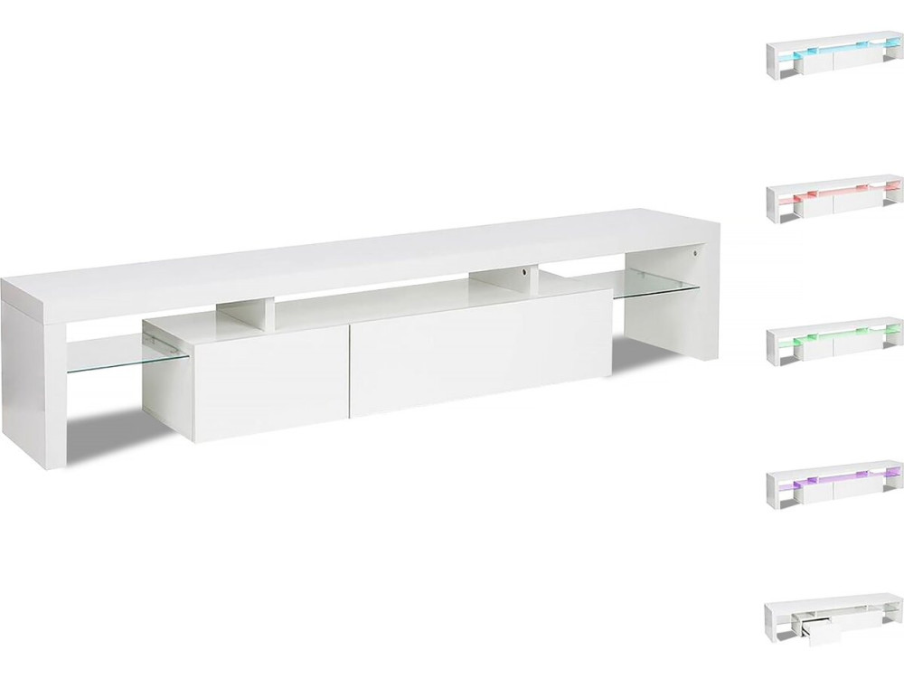 Tina lacquered LED TV cabinet - 187.5...