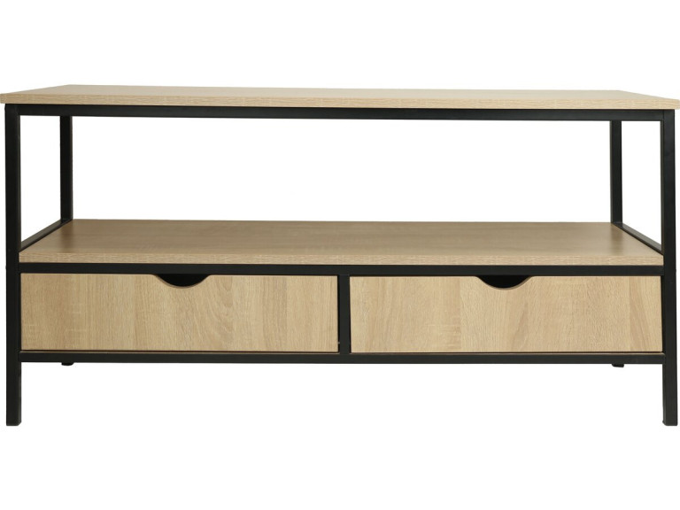 Detroit" industrial-style TV stand...