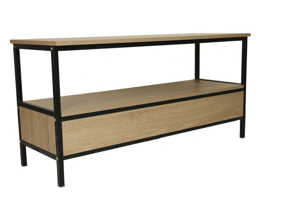 Detroit" industrial-style TV stand...