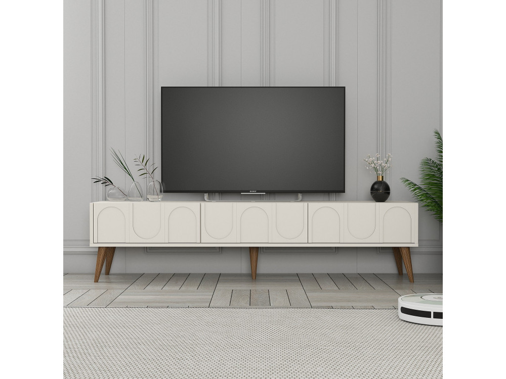 Meuble TV en bois "Lyon" - 180 x 35 x...