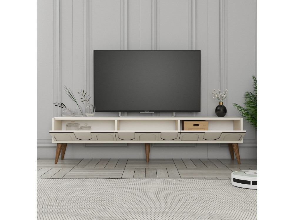 Meuble TV en bois "Lyon" - 180 x 35 x...