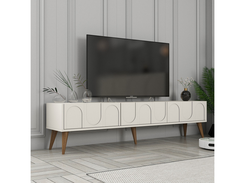 Meuble TV en bois "Lyon" - 180 x 35 x...