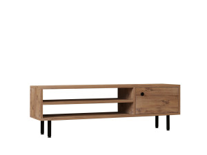 Avila" wooden TV stand - 120 x 30 x 38 cm - Atlantic pine