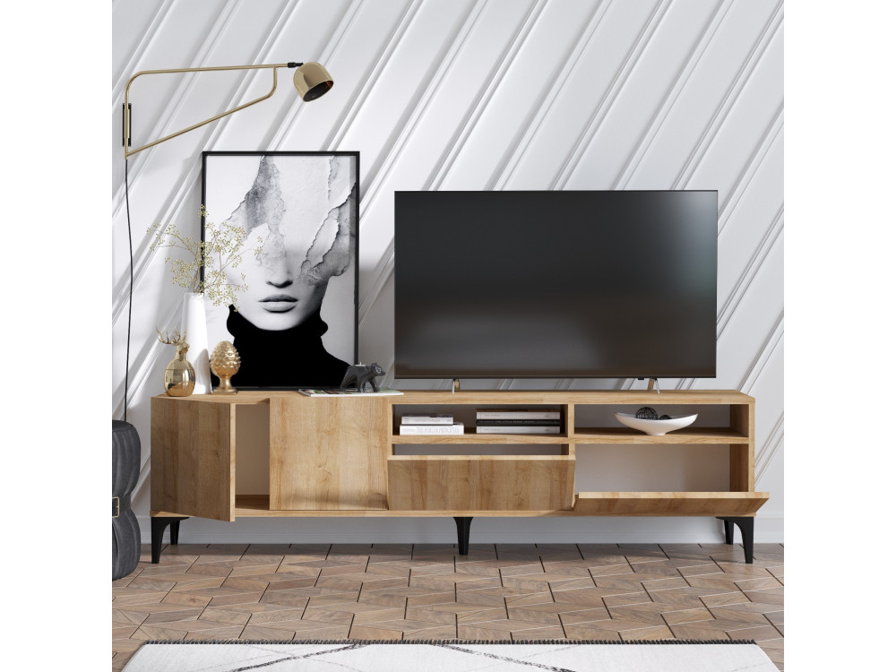 Ross" wooden TV stand - 180 x 35 x 52...