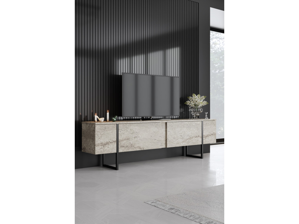 Parametre 1 Travertine, Noir
