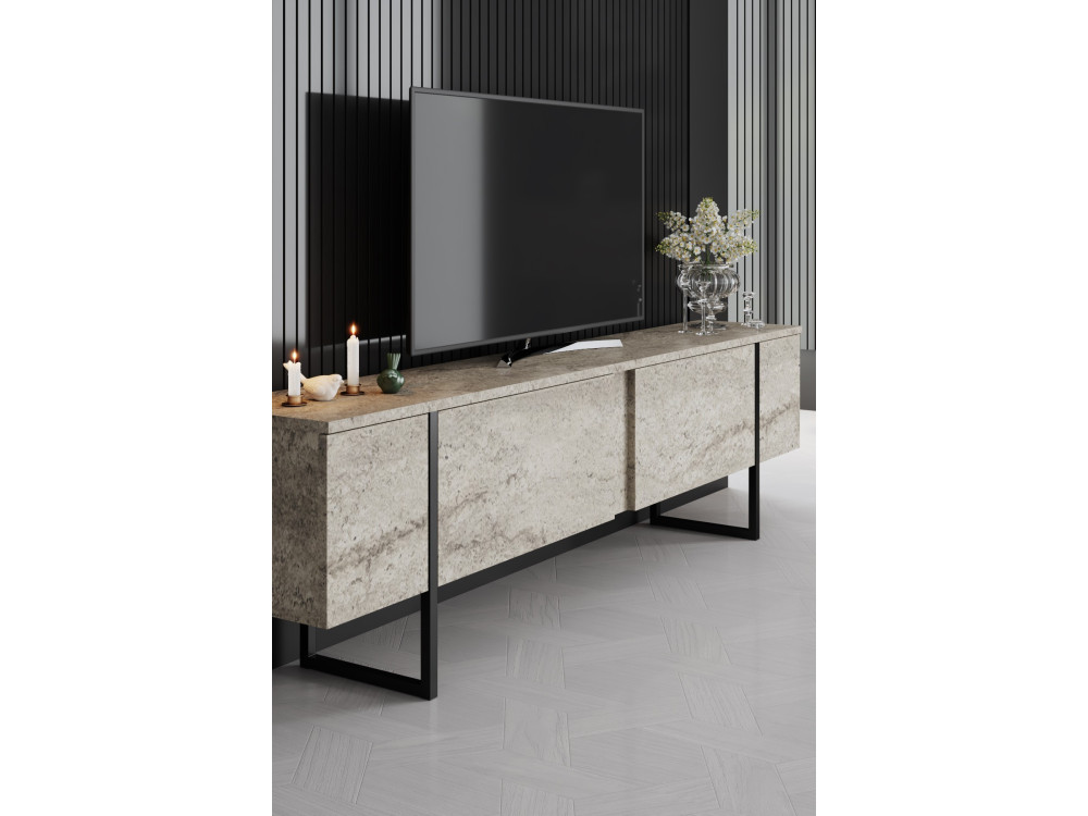 Parametre 1 Travertine, Noir