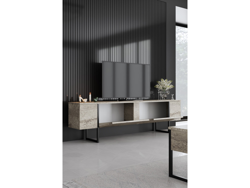 Parametre 1 Travertine, Noir