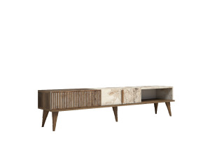 Parametre 1 Noyer, Marbre, Blanc