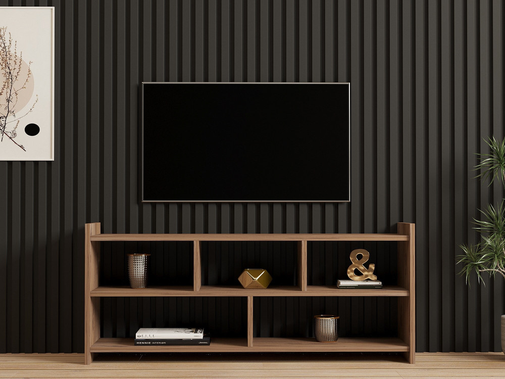 Pera" wooden TV stand - 117 x 28 x 55...