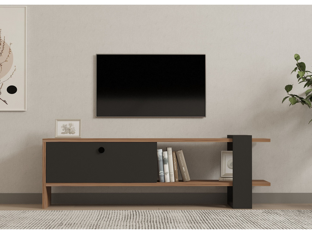 Ova" wooden TV stand - 120 x 25 x 36...