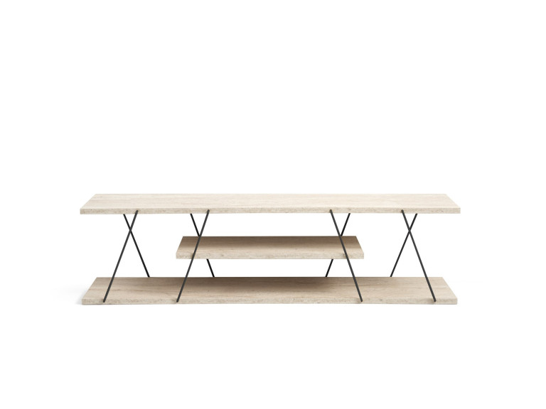 Canaz" wooden TV stand - 120 x 30 x...