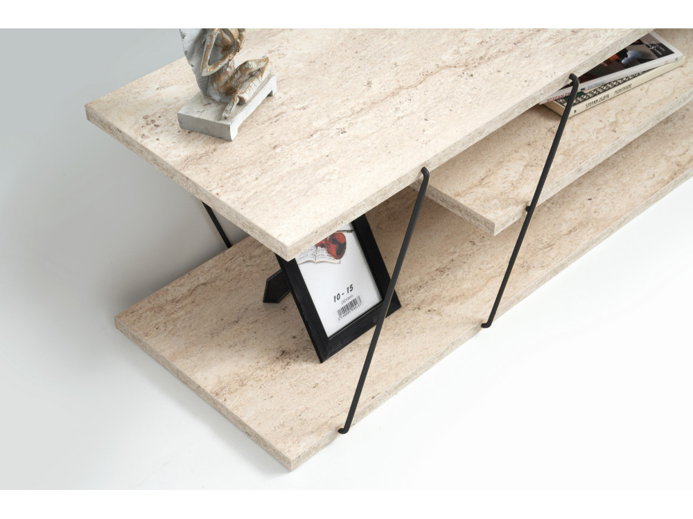 Canaz" wooden TV stand - 120 x 30 x...