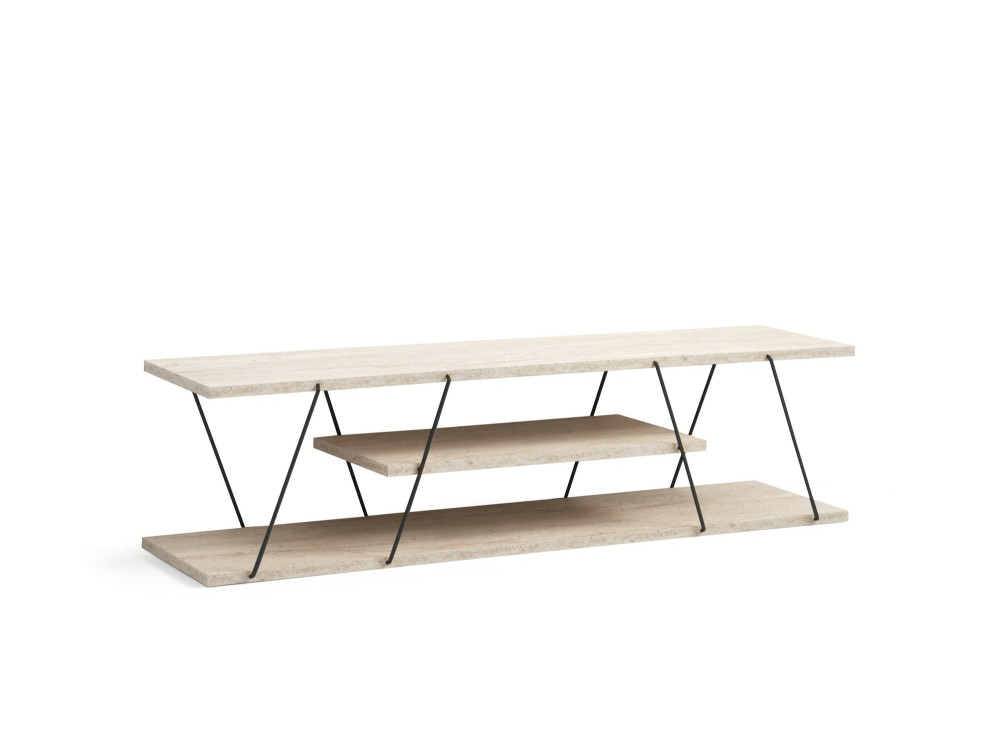 Canaz" wooden TV stand - 120 x 30 x...