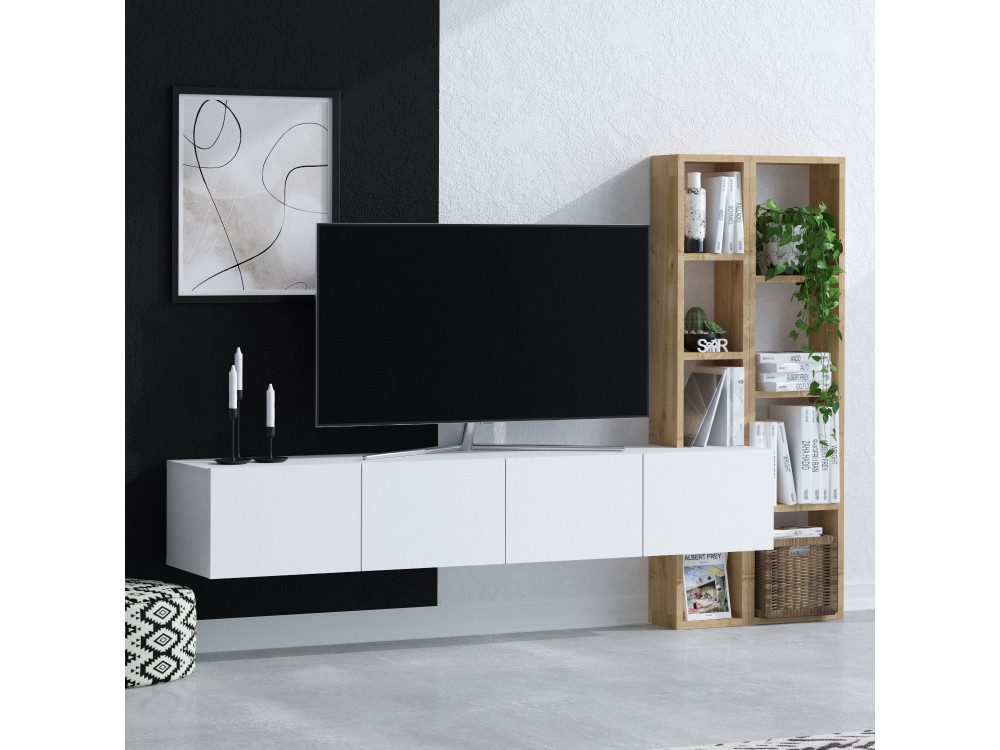 Pana" wooden TV stand - 182 x 32 x 25...