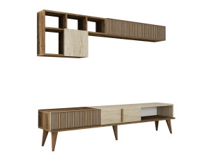 Milan" wooden TV stand -...
