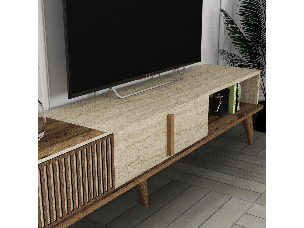 Milan" wooden TV stand - 180 x 35 x...
