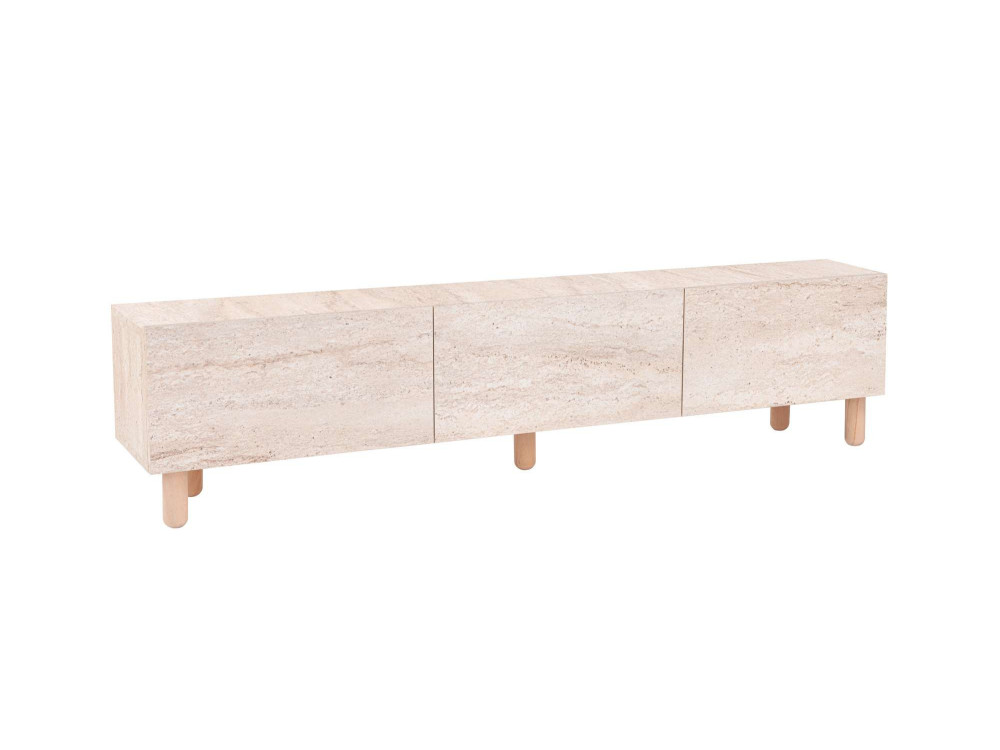 Alvin" wooden TV stand - 180 x 31 x...
