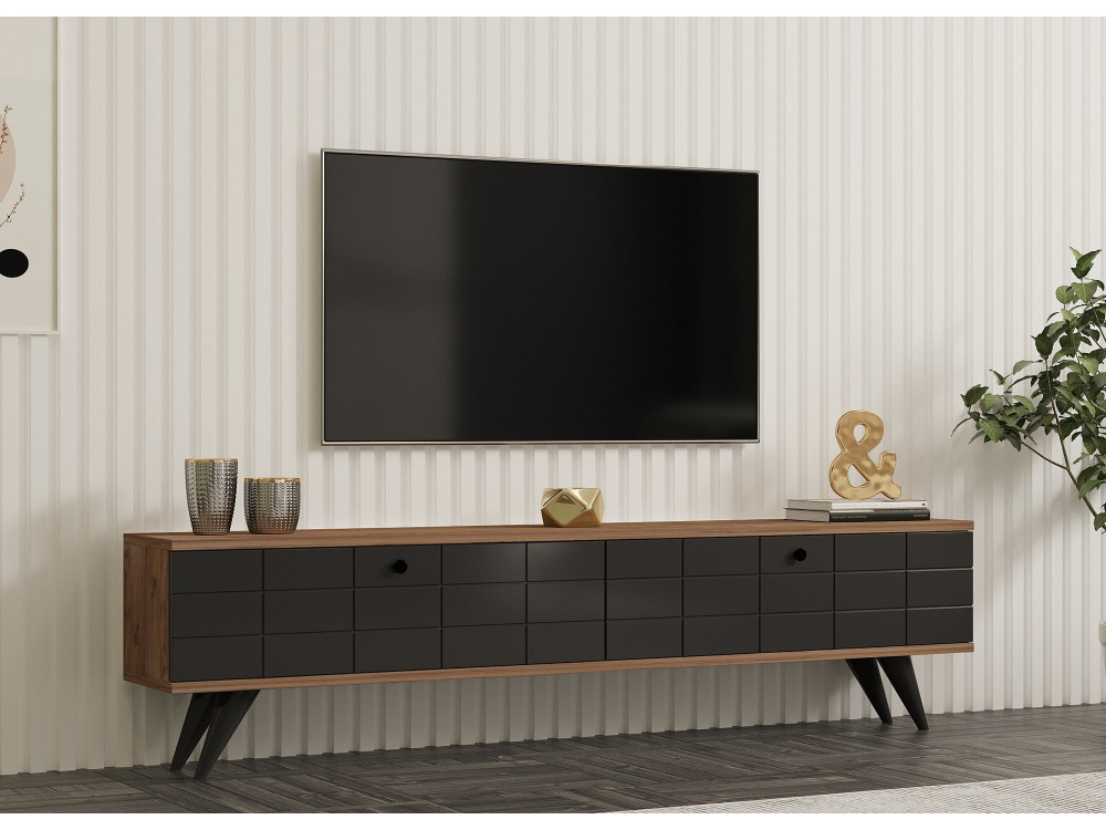 Alberi" wooden TV stand - 160 x 25 x...