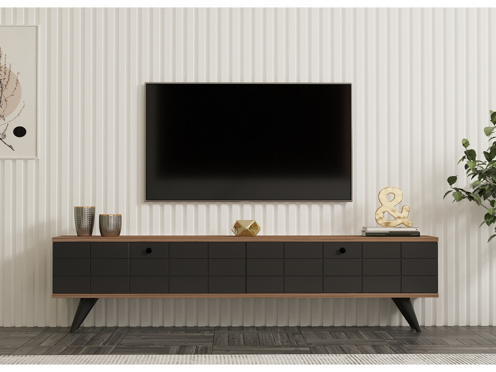 Alberi" wooden TV stand - 160 x 25 x...