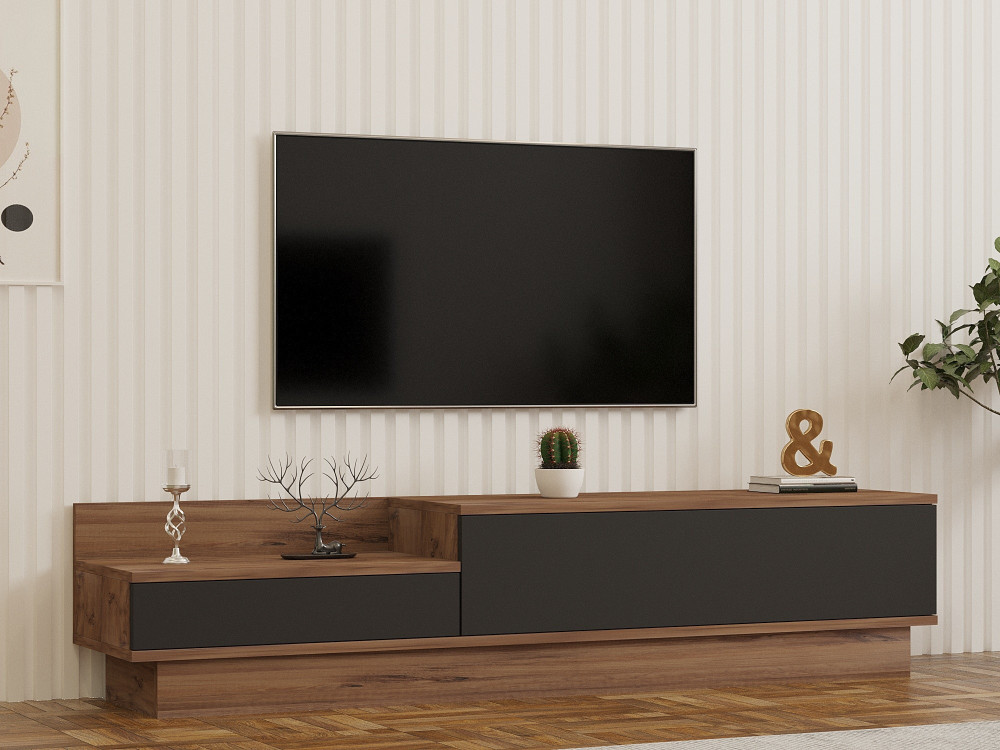 Asir" wooden TV stand - 160 x 35 x 35...