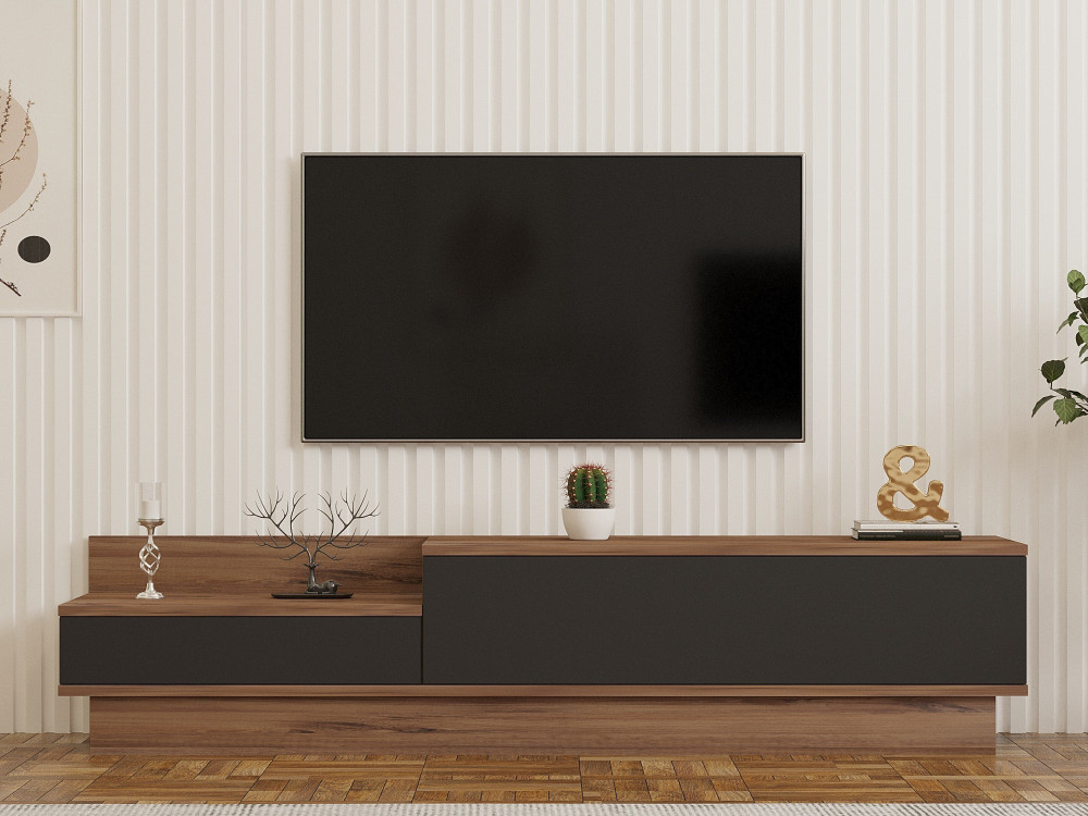 Asir" wooden TV stand - 160 x 35 x 35...