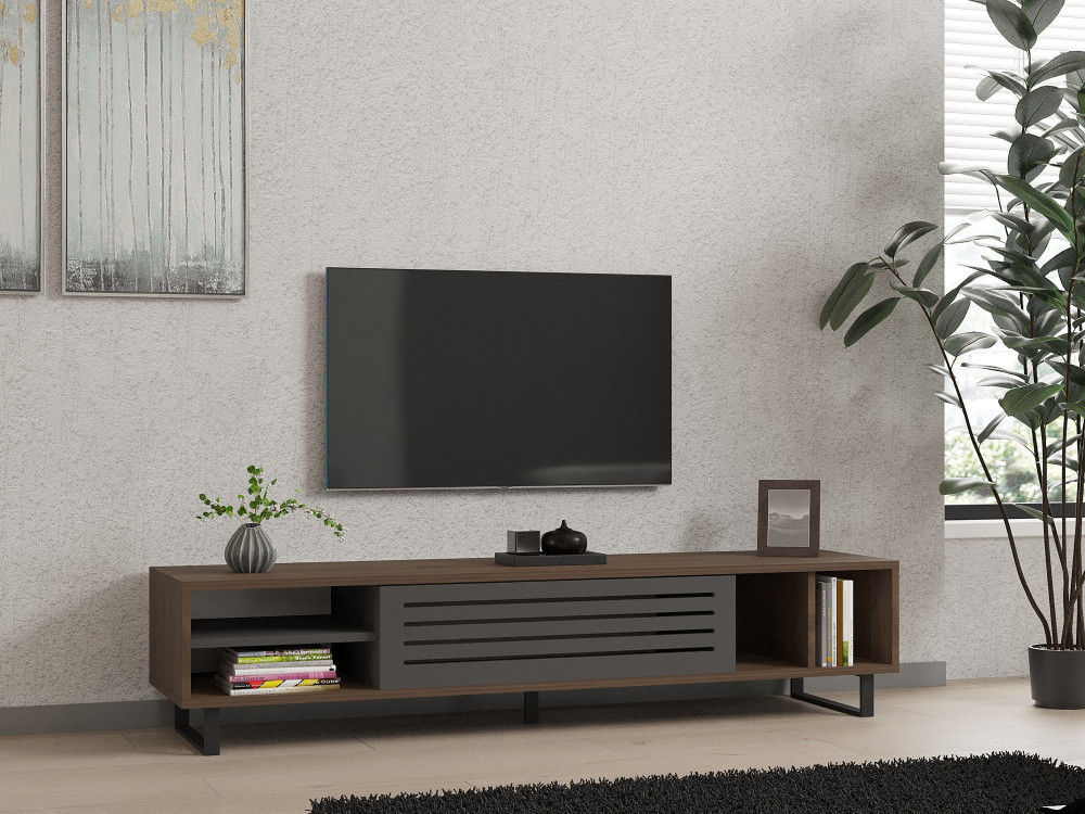 Eray" wooden TV stand - 160 x 40 x 35...