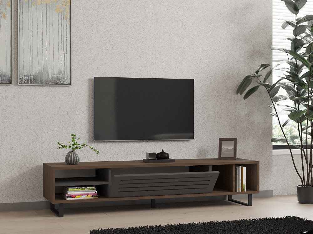 Eray" wooden TV stand - 160 x 40 x 35...
