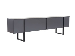 Serenity" wooden TV stand 180 x 30 x 50 cm - Anthracite