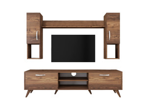 Mezalun" wooden TV stand -...
