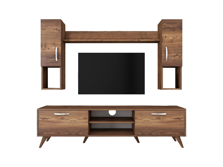 Mezalun" wooden TV stand - 180 x 35 x...