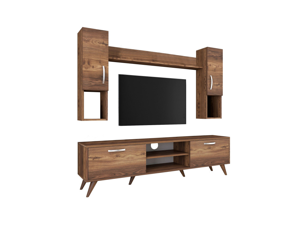 Mezalun" wooden TV stand - 180 x 35 x...