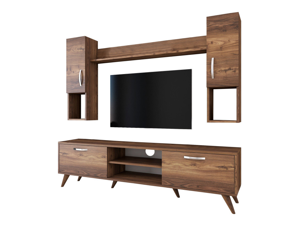 Mezalun" wooden TV stand - 180 x 35 x...