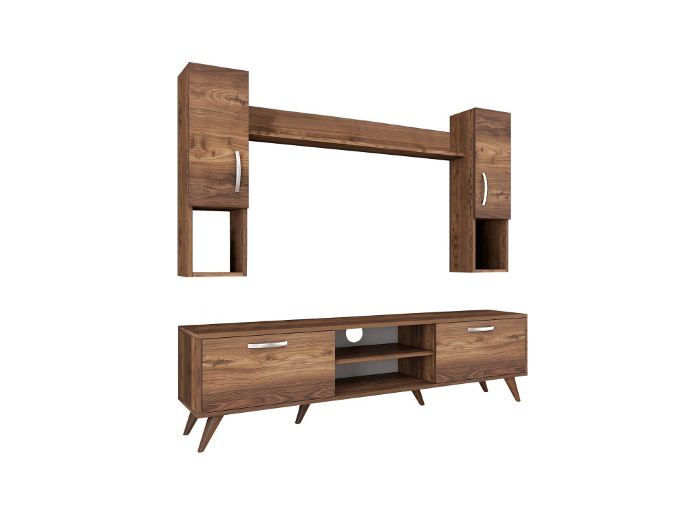 Mezalun" wooden TV stand - 180 x 35 x...