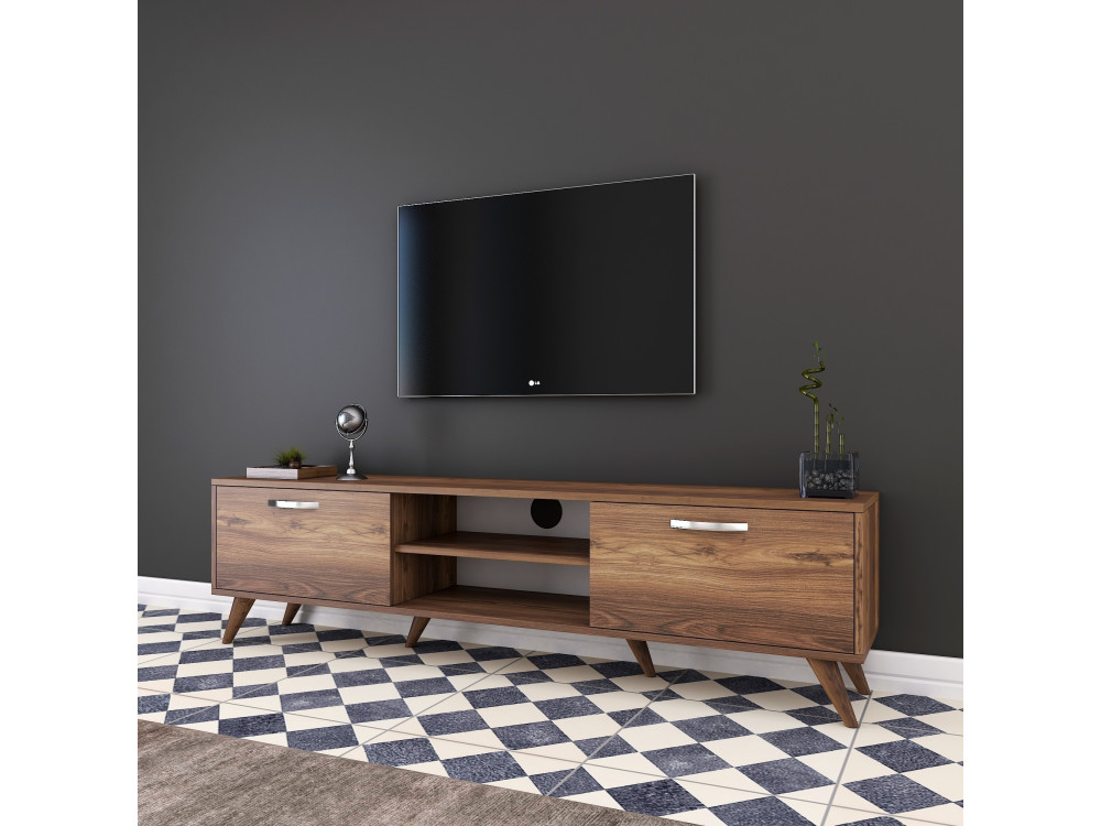 Atik" wooden TV stand - 180 x 35 x 48...