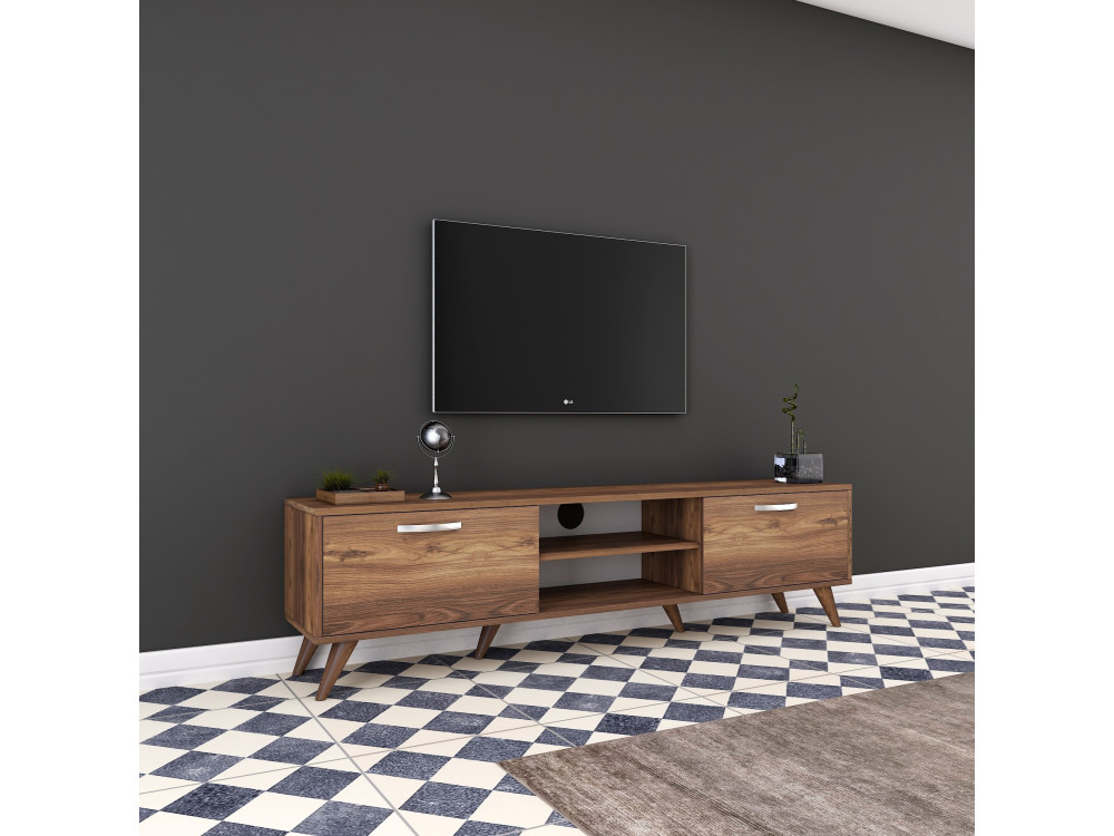 Atik" wooden TV stand - 180 x 35 x 48...