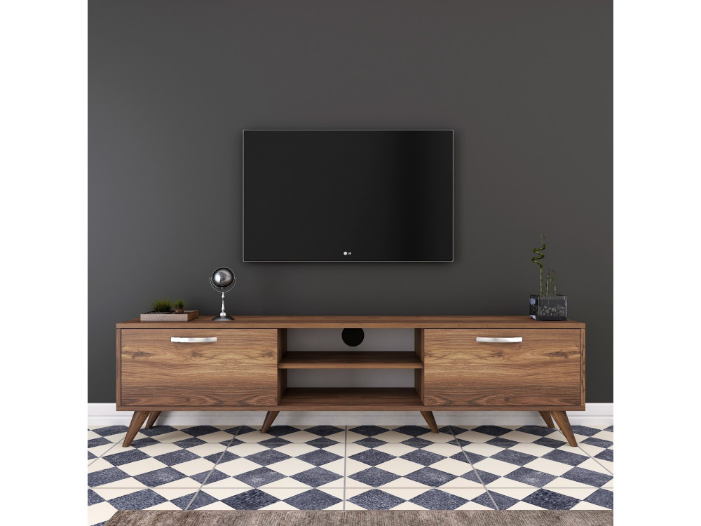 Atik" wooden TV stand - 180 x 35 x 48...