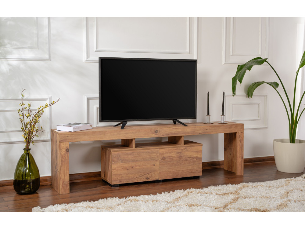 Enclave" wooden TV stand - 180 x 31 x...